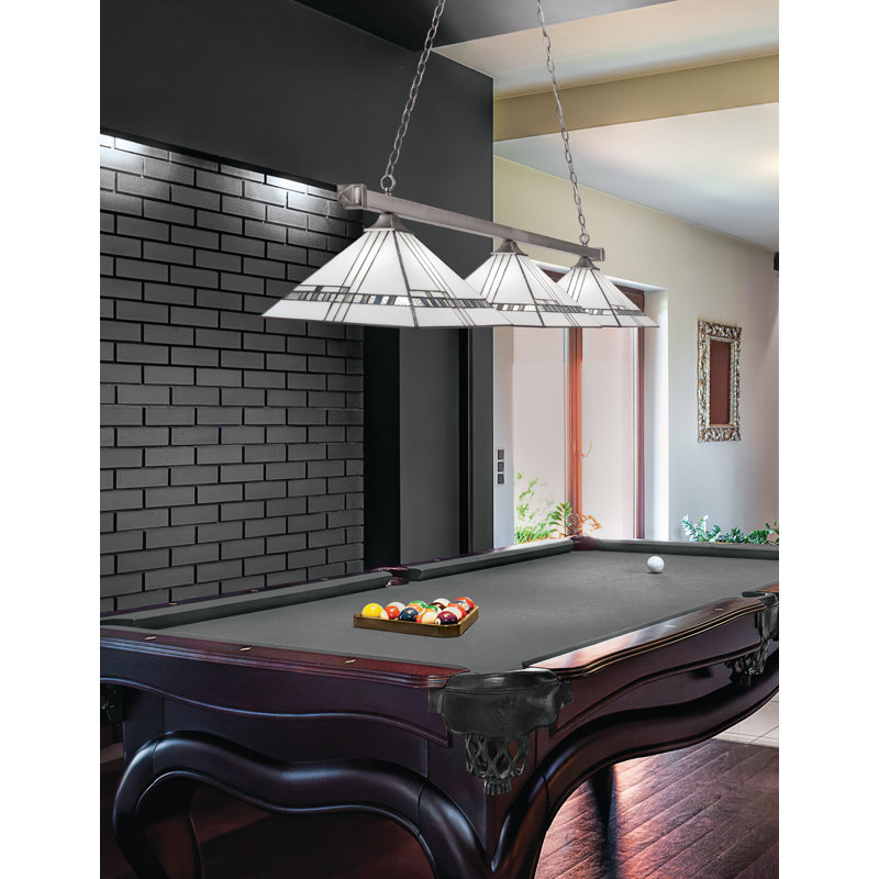 three light pool table light